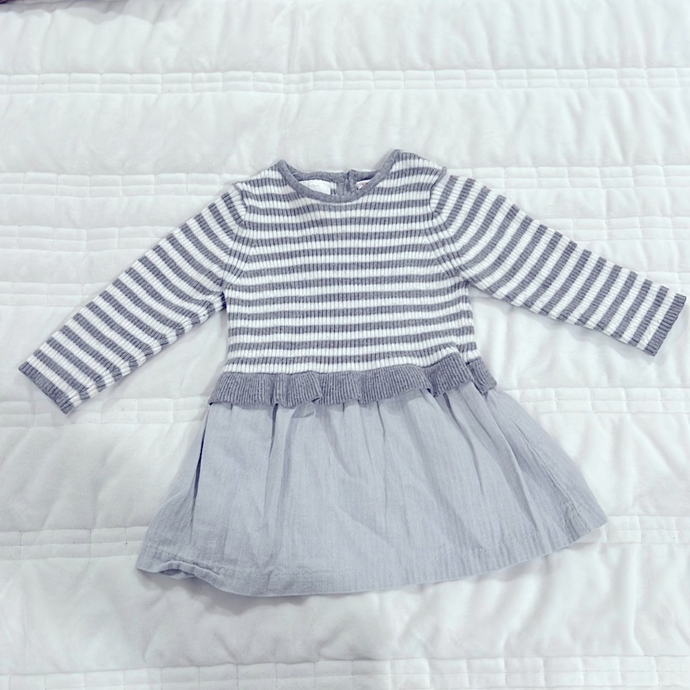 Zara Baby Girl Sweater Dress, Size 6-9 Months